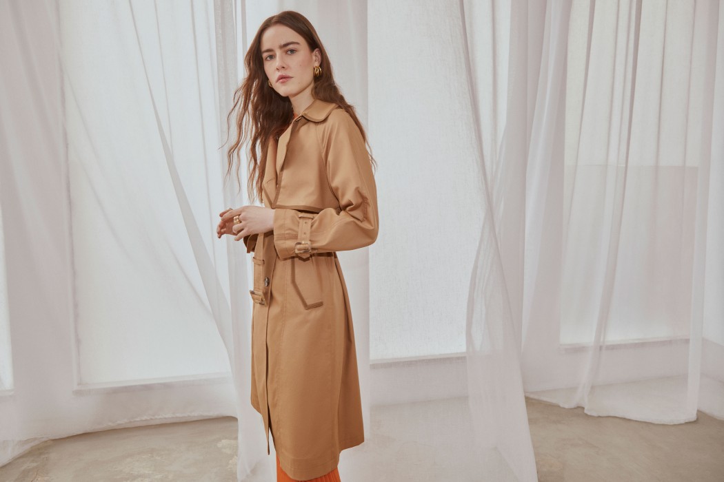 Water repellent gabardine