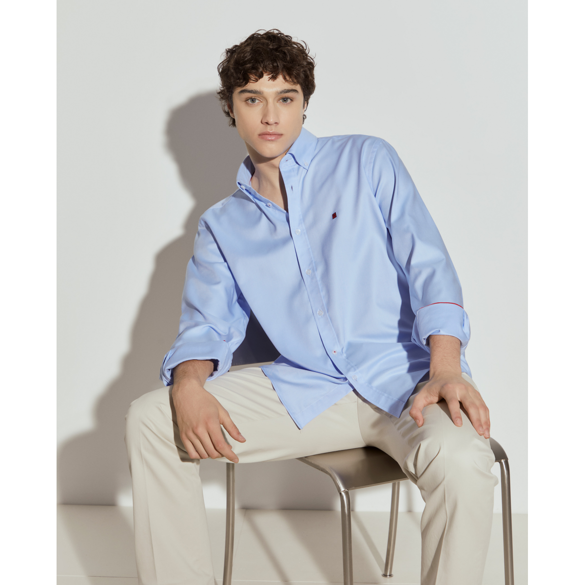 Regular fit oxford shirt - LP005559_510 - LION OF PORCHES