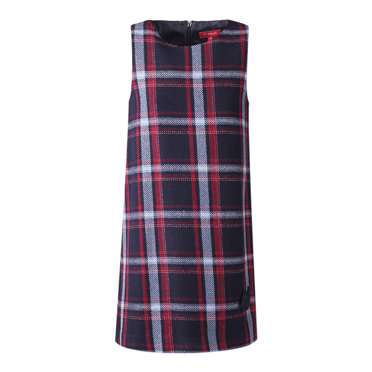 Vestido xadrez sem best sale manga